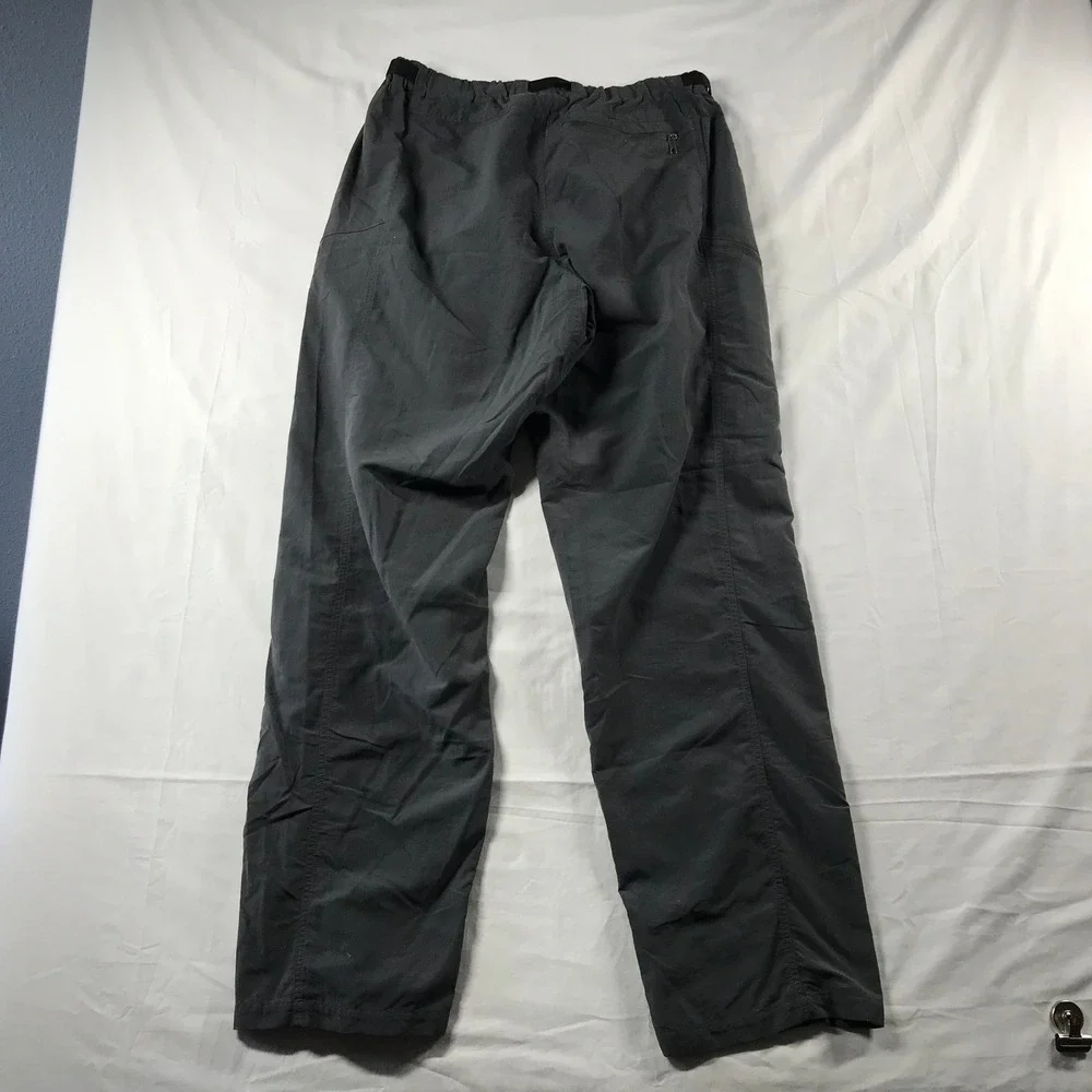 Patagonia Mens Gi III Hiking Pants Charcoal Grey Nylon Belted Large